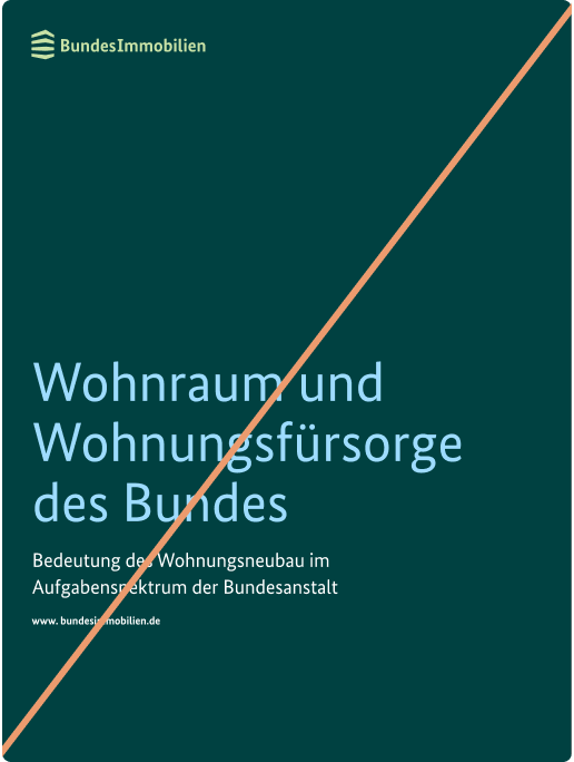 Plakat mit einer hellblauen Headline, durchgestrichen mit einer Linie.