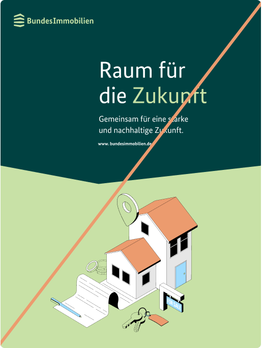 Illustration Don'ts 5 Eine Titelseitengestaltung mit einer bunten, dreidimensionalen Illustration.
